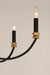 Myhouse Lighting Maxim - 11373BKAB - Three Light Chandelier - Charlton - Black / Antique Brass