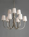 Myhouse Lighting Maxim - 11826SWSN - Nine Light Chandelier - Shelter - Satin Nickel