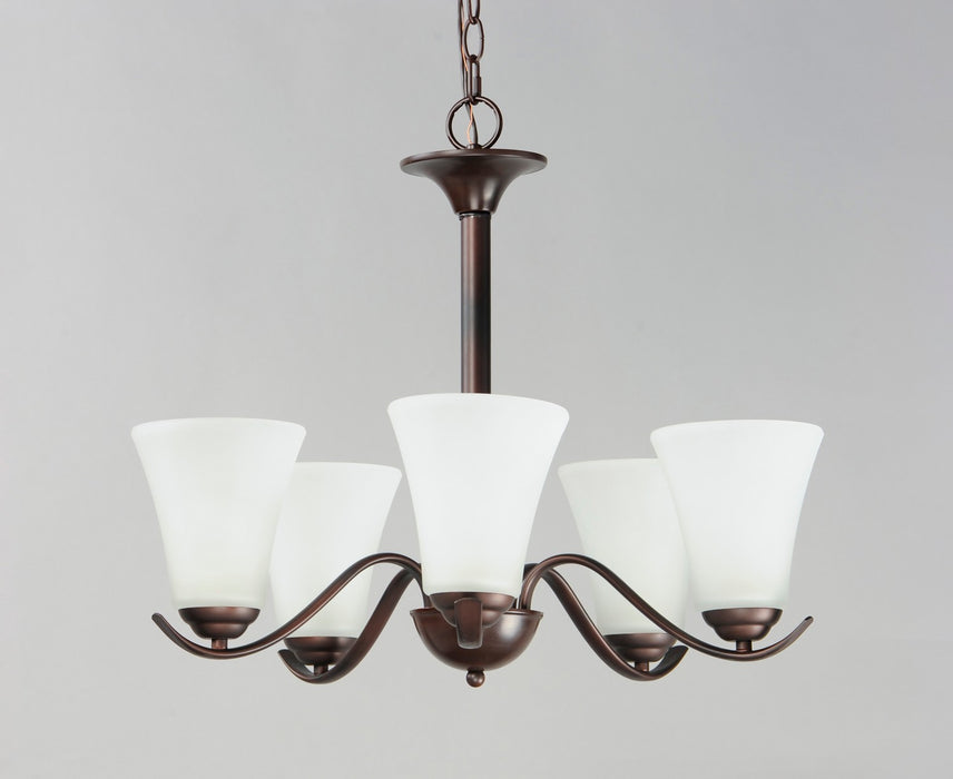 Myhouse Lighting Maxim - 12075FTOI - Five Light Chandelier - Vital - Oil Rubbed Bronze