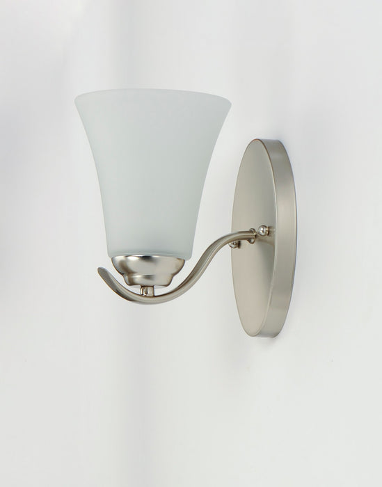 Myhouse Lighting Maxim - 12081FTSN - One Light Bath Vanity - Vital - Satin Nickel