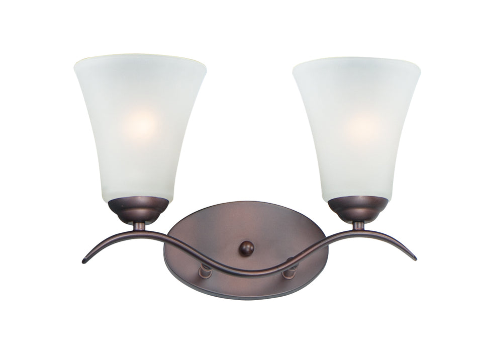 Myhouse Lighting Maxim - 12082FTOI - Two Light Bath Vanity - Vital - Oil Rubbed Bronze