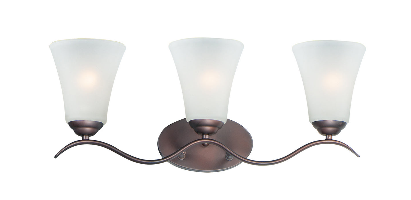 Myhouse Lighting Maxim - 12083FTOI - Three Light Bath Vanity - Vital - Oil Rubbed Bronze