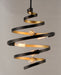 Myhouse Lighting Maxim - 12236BKGLD - Five Light Pendant - Twister - Black / Gold