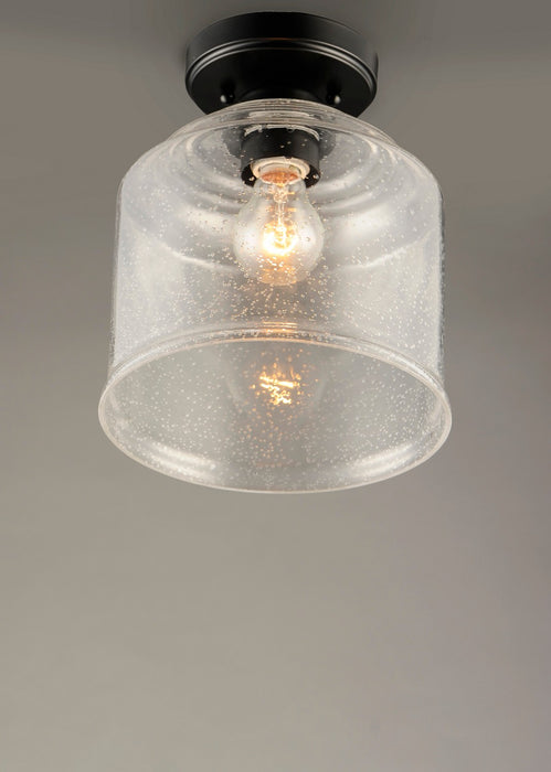 Myhouse Lighting Maxim - 12270CDBK - One Light Semi-Flush Mount - Acadia - Black