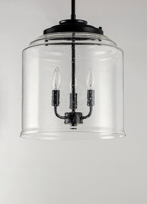 Myhouse Lighting Maxim - 12273CDBK - Three Light Pendant - Acadia - Black