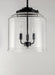 Myhouse Lighting Maxim - 12273CDBK - Three Light Pendant - Acadia - Black