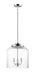 Myhouse Lighting Maxim - 12273CDSN - Three Light Pendant - Acadia - Satin Nickel