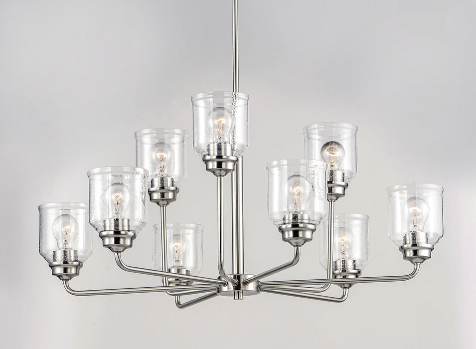 Myhouse Lighting Maxim - 12277CDSN - Nine Light Chandelier - Acadia - Satin Nickel