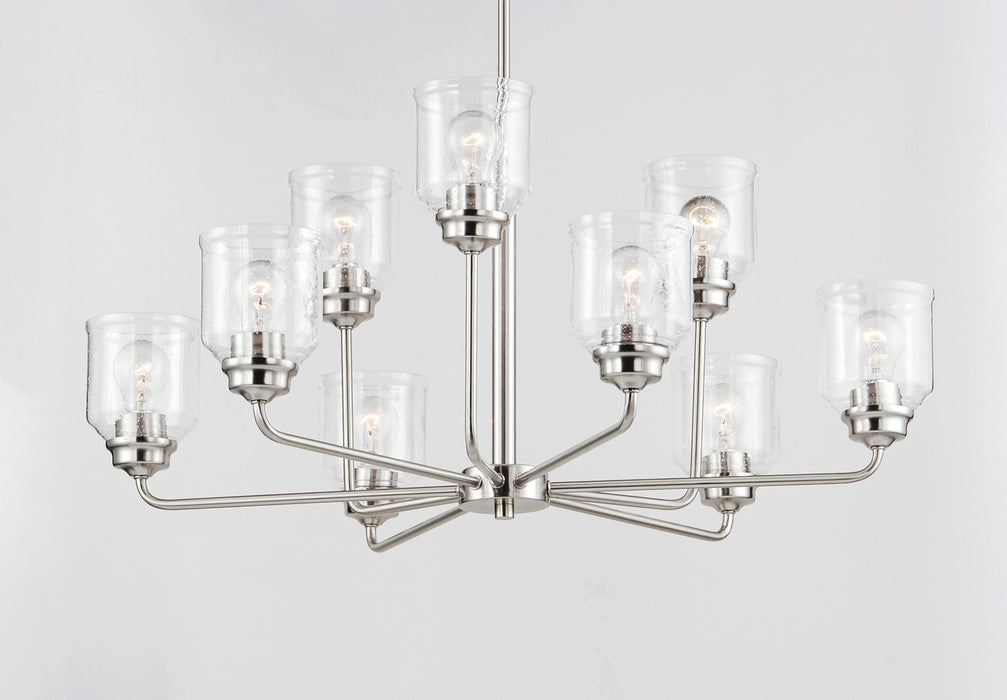 Myhouse Lighting Maxim - 12277CDSN - Nine Light Chandelier - Acadia - Satin Nickel