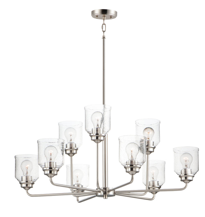 Myhouse Lighting Maxim - 12277CDSN - Nine Light Chandelier - Acadia - Satin Nickel