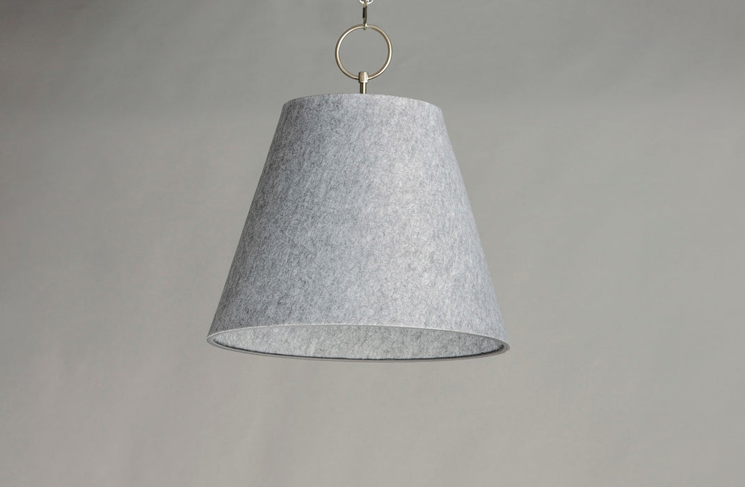 Myhouse Lighting Maxim - 14434GYSN - One Light Pendant - Acoustic - Satin Nickel