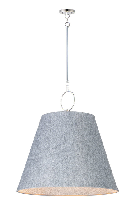 Myhouse Lighting Maxim - 14438GYSN - One Light Pendant - Acoustic - Satin Nickel