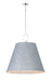 Myhouse Lighting Maxim - 14438GYSN - One Light Pendant - Acoustic - Satin Nickel