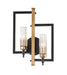 Myhouse Lighting Maxim - 16115CLBKAB - Two Light Wall Sconce - Flambeau - Black / Antique Brass