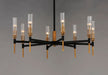 Myhouse Lighting Maxim - 16128CLBKAB - LED Chandelier - Flambeau - Black / Antique Brass