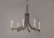 Myhouse Lighting Maxim - 21526BZAB - Six Light Chandelier - Lyndon - Bronze / Antique Brass