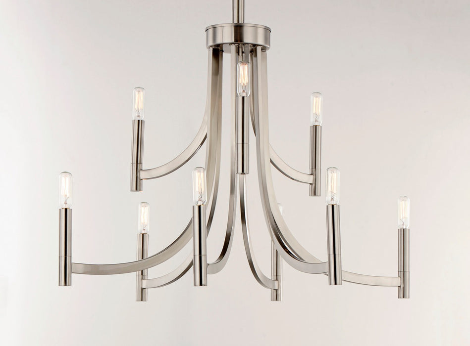 Myhouse Lighting Maxim - 21529SN - Nine Light Chandelier - Lyndon - Satin Nickel