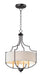 Myhouse Lighting Maxim - 25284WLBZAB - Four Light Chandelier - Savant - Bronze / Antique Brass