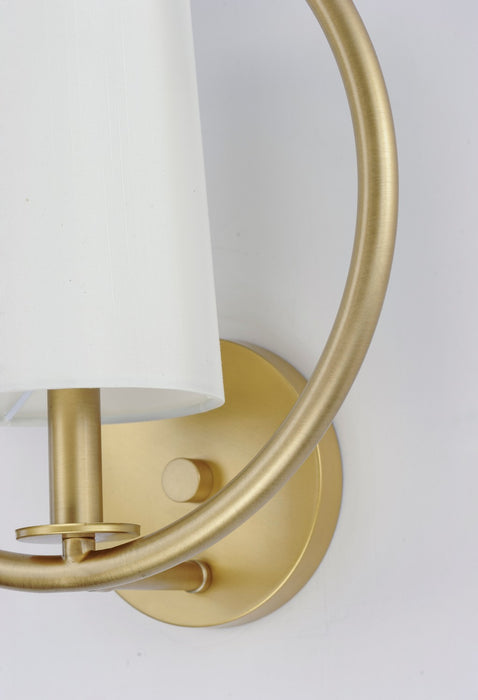 Myhouse Lighting Maxim - 25291OFNAB - One Light Semi-Flush Mount - Meridian - Natural Aged Brass