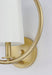 Myhouse Lighting Maxim - 25291OFNAB - One Light Semi-Flush Mount - Meridian - Natural Aged Brass