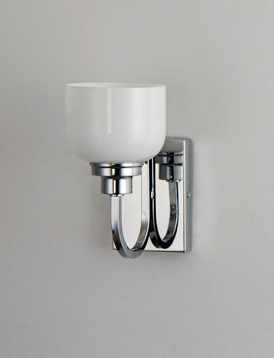 Myhouse Lighting Maxim - 26061WTPC - One Light Bath Vanity - Swale - Polished Chrome