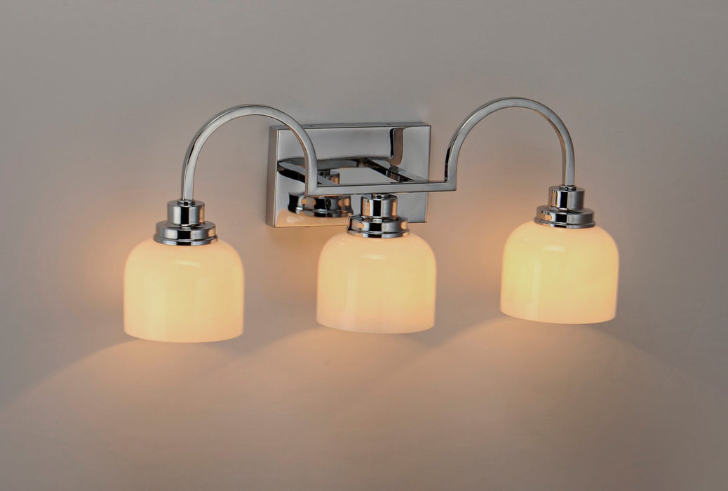 Myhouse Lighting Maxim - 26063WTPC - Three Light Bath Vanity - Swale - Polished Chrome