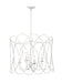 Myhouse Lighting Maxim - 27594WWT - Four Light Chandelier - Trellis - Weathered White