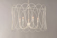 Myhouse Lighting Maxim - 27596WWT - Five Light Chandelier - Trellis - Weathered White