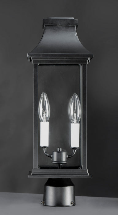 Myhouse Lighting Maxim - 30020CLBK - Two Light Outdoor Post Mount - Vicksburg - Black