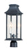 Myhouse Lighting Maxim - 30020CLBK - Two Light Outdoor Post Mount - Vicksburg - Black