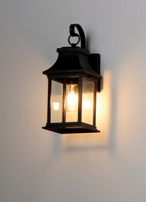 Myhouse Lighting Maxim - 30022CLBK - One Light Outdoor Wall Lantern - Vicksburg - Black