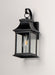 Myhouse Lighting Maxim - 30022CLBK - One Light Outdoor Wall Lantern - Vicksburg - Black