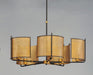 Myhouse Lighting Maxim - 31215OIAB - Five Light Chandelier - Caspian - Oil Rubbed Bronze / Antique Brass