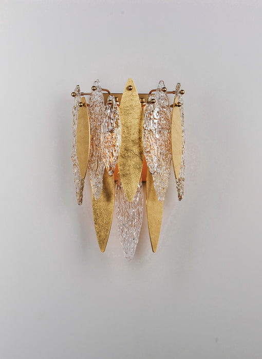 Myhouse Lighting Maxim - 32322CLCMPGL - Three Light Wall Sconce - Majestic - Gold Leaf