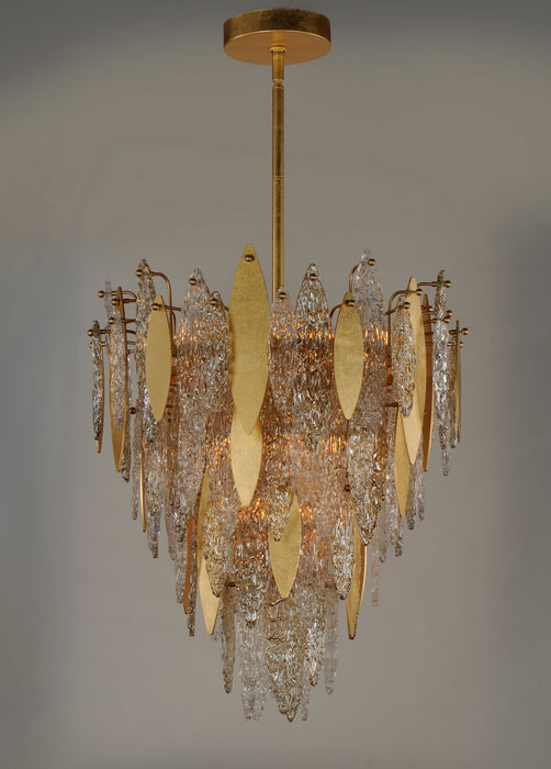 Myhouse Lighting Maxim - 32325CLCMPGL - 12 Light Chandelier - Majestic - Gold Leaf