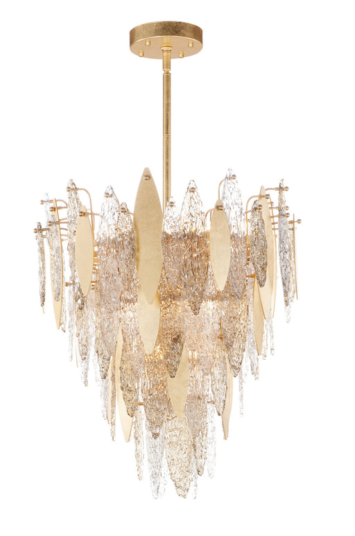 Myhouse Lighting Maxim - 32325CLCMPGL - 12 Light Chandelier - Majestic - Gold Leaf