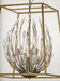 Myhouse Lighting Maxim - 32406BCPNGL - Six Light Pendant - Bouquet - Polished Nickel / Gold Leaf