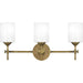 Myhouse Lighting Quoizel - ARI8622WS - Three Light Bath - Aria - Weathered Brass