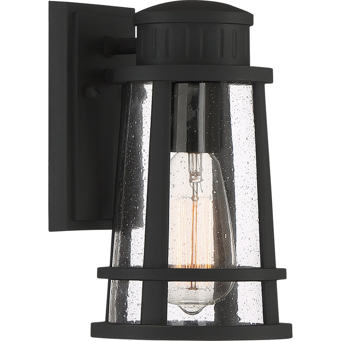 Myhouse Lighting Quoizel - DNM8406EK - One Light Outdoor Lantern - Dunham - Earth Black