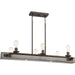 Myhouse Lighting Quoizel - MVL642IN - Eight Light Island Chandelier - Melville - Iron Gate