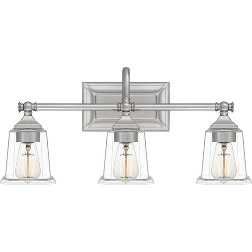 Myhouse Lighting Quoizel - NLC8603BN - Three Light Bath - Nicholas - Brushed Nickel