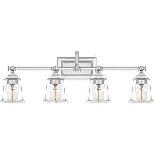 Myhouse Lighting Quoizel - NLC8604C - Four Light Bath - Nicholas - Polished Chrome