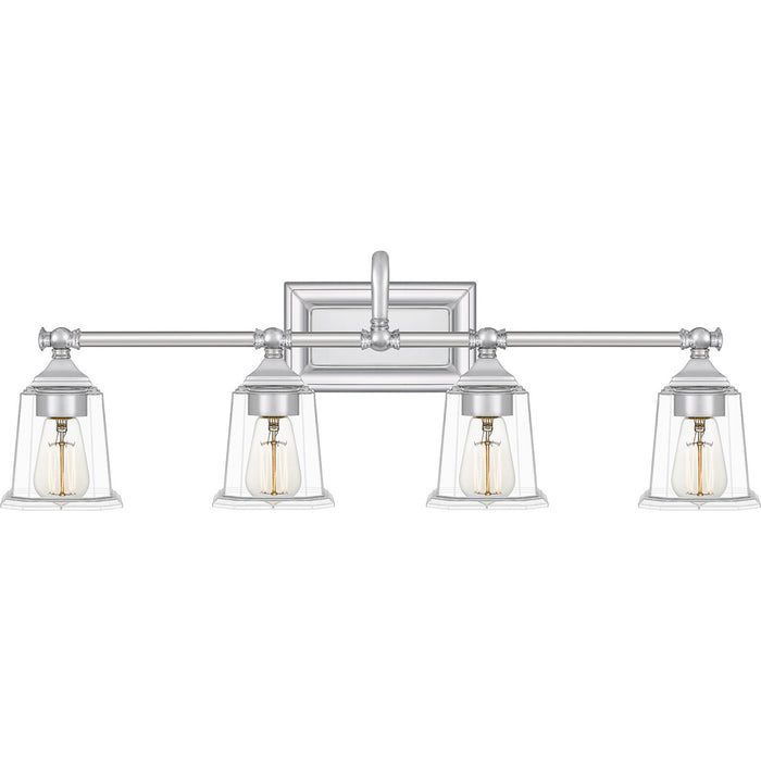 Myhouse Lighting Quoizel - NLC8604C - Four Light Bath - Nicholas - Polished Chrome