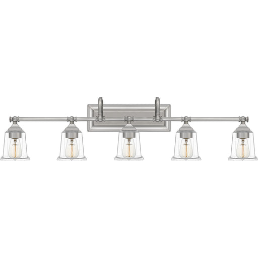 Myhouse Lighting Quoizel - NLC8605BN - Five Light Bath Fixture - Nicholas - Brushed Nickel