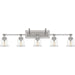 Myhouse Lighting Quoizel - NLC8605BN - Five Light Bath Fixture - Nicholas - Brushed Nickel