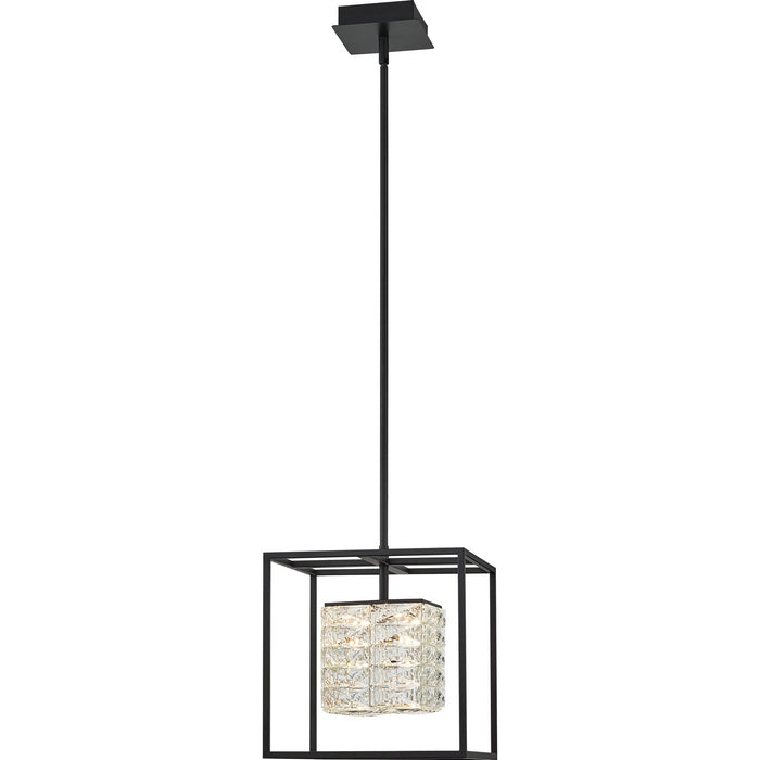 Myhouse Lighting Quoizel - PCDZ2812MBK - LED Pendant - Dazzle - Matte Black