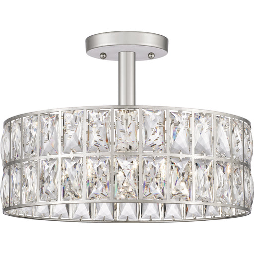 Myhouse Lighting Quoizel - QF4046PK - Three Light Semi Flush Mount - Coffman - Polished Nickel