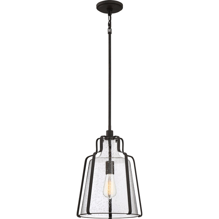 Myhouse Lighting Quoizel - QF5228RK - One Light Pendant - Haverford - Rustic Black