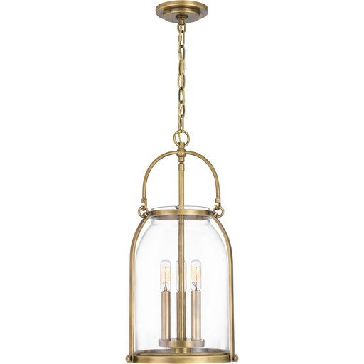 Myhouse Lighting Quoizel - QP5194WS - Three Light Pendant - Colonel - Weathered Brass