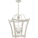 Myhouse Lighting Quoizel - SUM5216AWH - Four Light Pendant - Summerford - Antique White